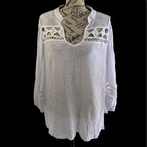* Unique spectrum womens tunic style 2X blouse